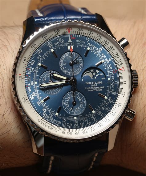 breitling navitimer 1461 limited edition blue watch hands-on|Breitling Navitimer gmt.